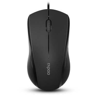 

Thunderbolt (Rapoo) N1200 Проводная мышь Mute Mouse Офисная мышь USB Мышь Ноутбук Мышь Черный