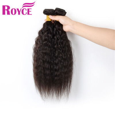 

7A Cheap Unprocessed Indian Virgin Hair Kinky Straight 2Pcs\lot Indian Human Hair Weave Coarse Yaki Extension Bundle Hair