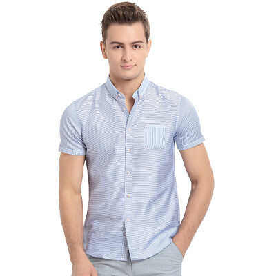 

XIANGSINIAO Short Sleeve Stripes Shirt