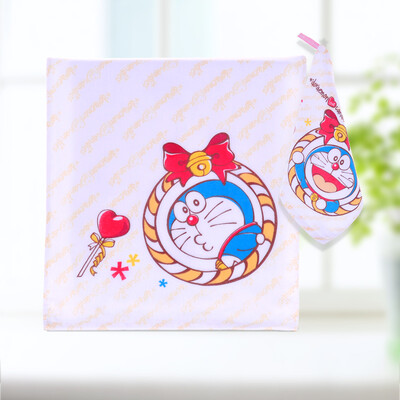 

Jingdong Supermarket Yongliang towel home textile duo A dream cartoon cotton gauze small square towel 2 sets of sweet angel square 28 28cm towel 34 74cm