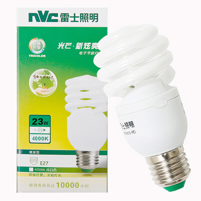 

Энергосберегающая лампа NVC (ENC) E27 большая спираль для спины 23W 4000K холодная белая (теплый свет)