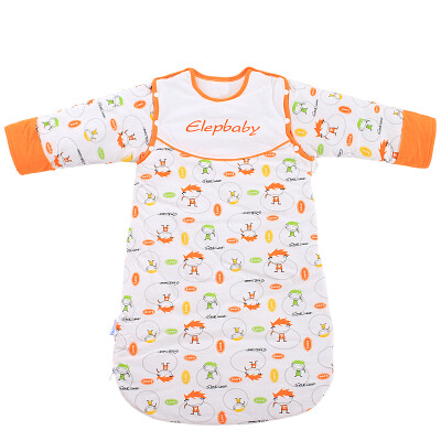 

like baby (elepbaby) infant sleeping bag newborn baby sleeping bag thick section children anti-kick was  code 80X40CM cool baby orange