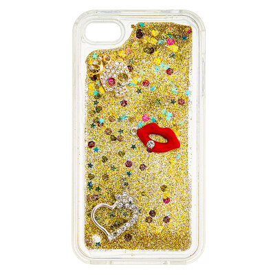 

Dynamic Quicksand Glitter Liquid Soft TPU Case Cover For IPHONE 4S