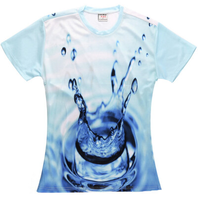 

Men's Fashion New 3D Water Drop Pattern Graphic Print Short Sleeve T-Shirt