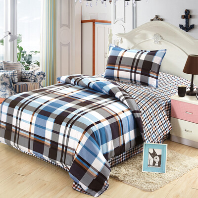 

FIRS cotton student bed set duvet coverfitted sheetpillow case 12m bed