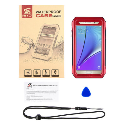 

Waterproof Shockproof Dirt Snow Proof Case Cover WStand for Samsung Note5