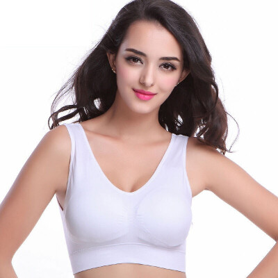 

【Jingdong Supermarket】 Palan Duo bra no steel ring sports bra ride wild anti-shock vest bra WX002 comfortable vest pink  (170/95