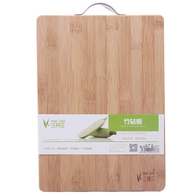 

March 3 Long carbonized bamboo chopping board chopping board ZN3324 (33cm * 24cm * 1.8cm