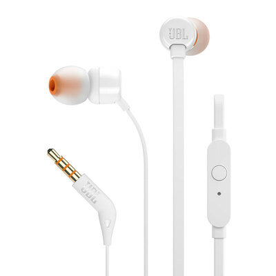 

JBL T110 Stereo Earphones White