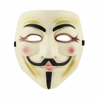 

MyMei 1pc Halloween V for Vendetta Mask Hot Selling Party Masks Fancy Dress Adult Costume Accessory Party Cosplay Masks