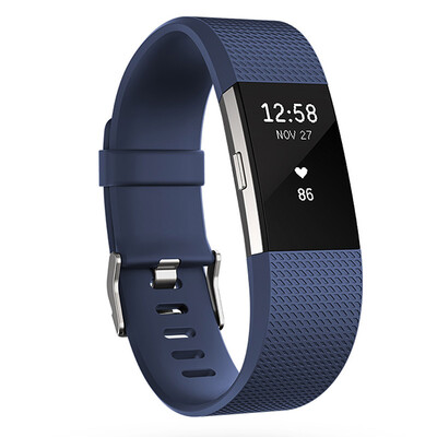 

Fitbit Charge 2 Smart Fashion Heart Rate Hand Ring Heart Rate Мониторинг в реальном времени Автоматическая запись вовремя Caller ID VO2Max Measurement Blue Trumpet