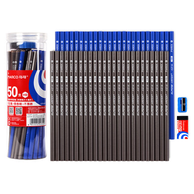 

MARCO 4216-HB-50P professional writing pencil dual color 50 pcs with sharper