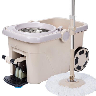 

Mega-Duo four-drive rotary mop bucket cleaning tool large roller design mop to tow BS-MOP-10H