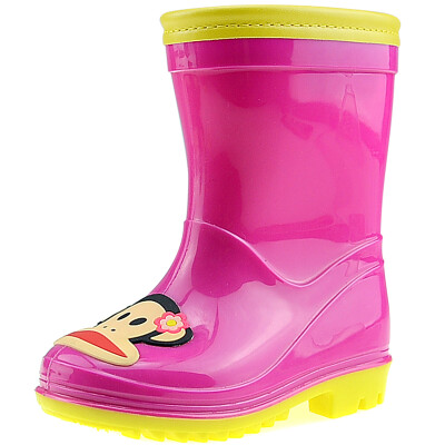 

PaulFrank mouth monkey children rain boots men&women baby boots fashion water shoes PF1003 rose red 26 yards