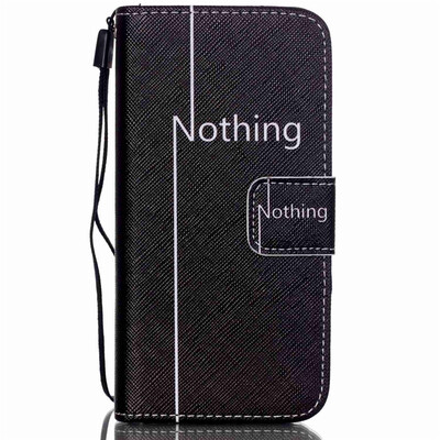 

Nothing Design PU Leather Flip Cover Wallet Card Holder Case for IPHONE 5C