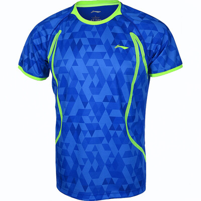 

Li Ning LI-NING Mens Badminton Match Shorts Sportswear AAPJ307-1 Ink Blue L