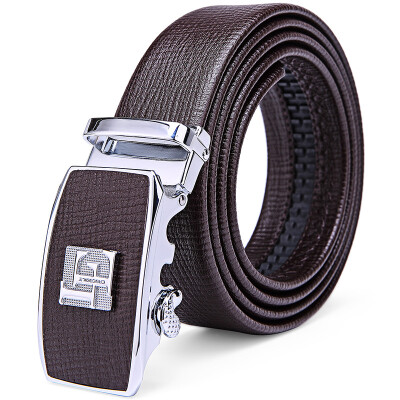 

Jingdong supermarket] crocodile shirt (CROCODILE) business leather belt casual wild automatic buckle men's belt 13672101-03 brown