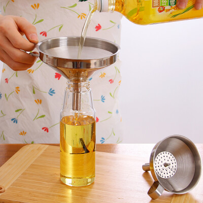 

[Jingdong supermarket] Ou Run Zhe stainless steel funnel size 2 installed