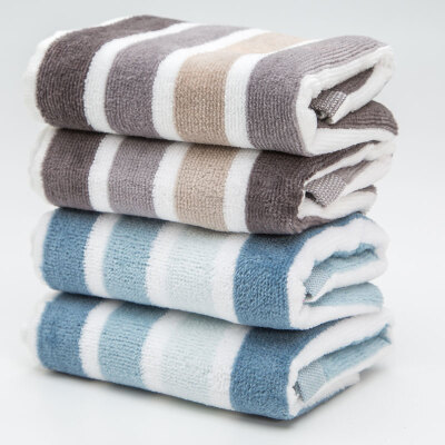 

Matt towel Home Textiles Cotton yarn-dyed soft armor absorbent baby towel 4 blue brown 45g Article 26 48cm Article