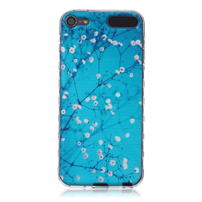 

Plum blossom Pattern Soft Thin TPU Rubber Silicone Gel Case Cover for iPod Touch 5/6