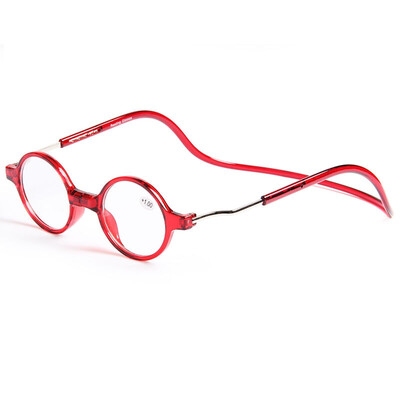 

Love LianSan reading glasses men&women brand magnet hanging neck fashion portable men&women reading old light glasses 6100 100 degrees black