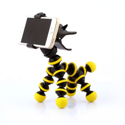 

Fun Kaka Pony Adjustable Universal Lazy Mobile Bracket Creative Small Gift Birthday Gift Send Boyfriend Yellow Black