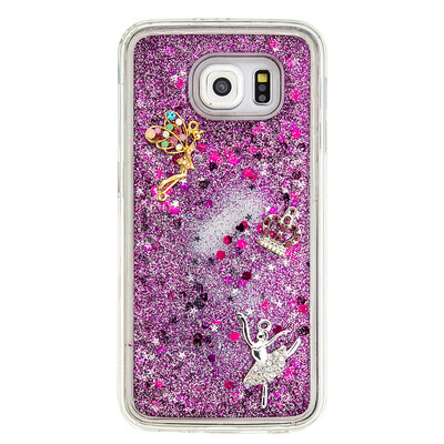 

Dynamic Quicksand Glitter Liquid Soft TPU Case Cover For SAMSUNG S7EDGE