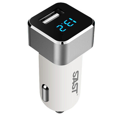 

SAST car charger AY-T18 silver 21A voltage detection LED digital display