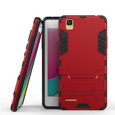

Красный Slim Robot Armor Kickstand Ударопрочный жесткий корпус из прочной резины для OPPO A35