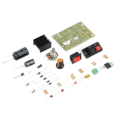 

LM317 Шаг вниз DC 5V-35V к модулю 1.25V-30V DIY Kit AC / DC источника питания
