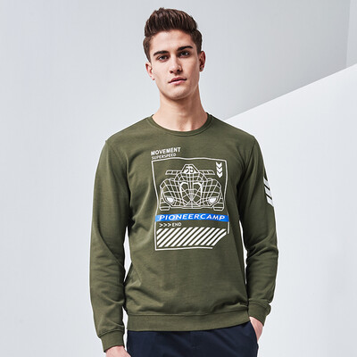 

Pioneer Pioneer Camp Men's Fashion Trends Свитер Круглый тройник AWY701009 Army Green XXL