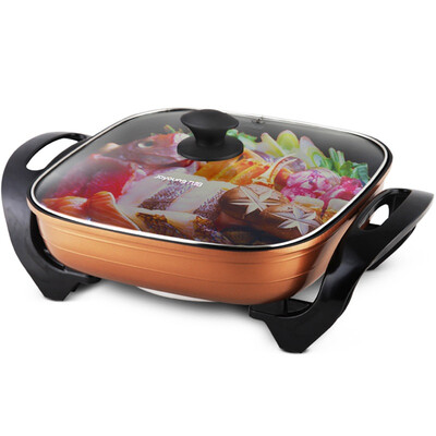 

9 Yang home multi-function electric hot pot non-stick electric wok Korean electric cooker JK-45H02
