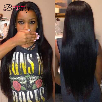 

Museladybeauty Brazilian Virgin Hair Straight Human Hair Weave 3 Bundles Virgin Hair Natural Color