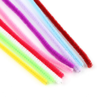 

100pcs DIY Handmade Educational Shilly Stick Plush Materials Toys For Children