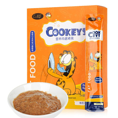 

Чин Прохладный Cat Закусочная кошка мясо питание паштет части Бонито