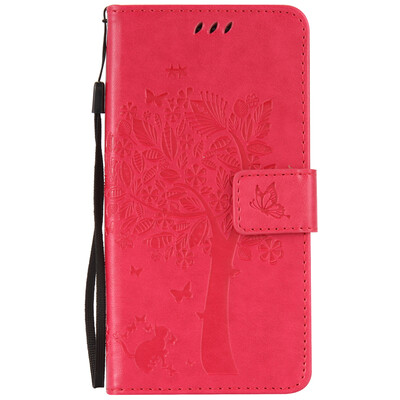 

Rose Tree Design Кожа PU откидной крышки Кошелек Карты Держатель чехол для WIKO LENNY 3