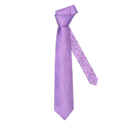 

Mario Gucci (MARJA KURKI) Tie Silk Dyed Business Tape Time Violet 2X800810