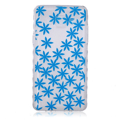 

Blue chrysanthemum Pattern Soft Thin TPU Rubber Silicone Gel Case Cover for SAMSUNG GALAXY On5 G550