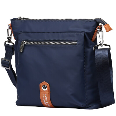 

St. Paul's men's bag shoulder casual men's cross Messenger bag Korean version of the men's canvas bag multi-functional package black