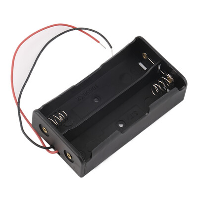 

Пластиковые батареи хранения Дело Box держатель для 2 х 18650 3.7V С Проводники