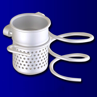 

Bathroom Wall Mount Hair Dryer Holder Rack+Comb Storage Cutout Cup Organizer