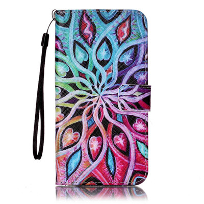 

Flower Design PU Leather Flip Cover Wallet Card Holder Case for IPHONE 6PLUS