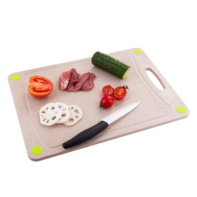 

Arsto Husk Cutting Board Wheat Fiber Chopping Board Non-Slip Silicone Baby Infant Food Board Pattern Thicker Slim 373 253 08cm