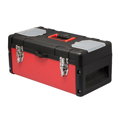 

Endura E8129 toolbox reinforced large-scale home toolbox 19-inch iron plastic