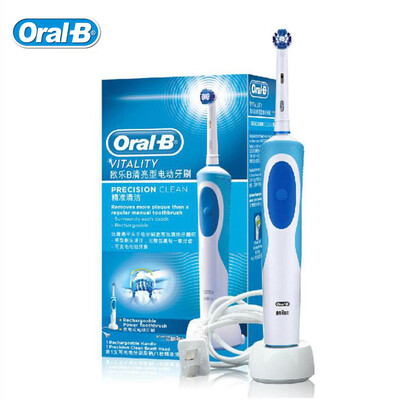 

Braun Oral B D12013 Electric Toothbrush Vitality Precision Teeth Clean Rechargeable Tooth Brush for Adults Imported from German