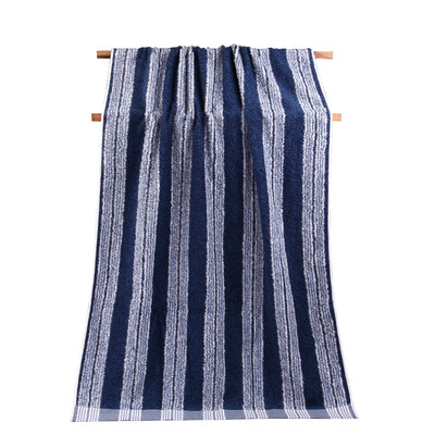 

Jingdong supermarket] Xin brand preferred towel home textile life master high-spun yarn soft cotton soft absorbent large bath towel blue 70 * 140cm
