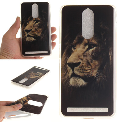 

Lions Pattern Soft Thin TPU Rubber Silicone Gel Case Cover for Lenovo K5 Note