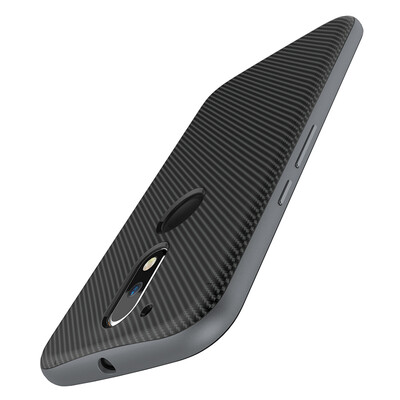 

KOOLIFE Hornet Motorola G4 мобильного телефон оболочка защитного рукава силикон мягкой оболочка падение сопротивление пограничного все включен корпус для Motorola MOTO G4 телефонных аппаратов - Deep Space Gray