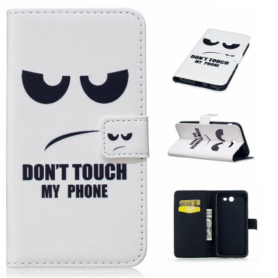 

Eye Design PU Leather Flip Cover Wallet Card Holder Case for Samsung Galaxy J3 2017/J311