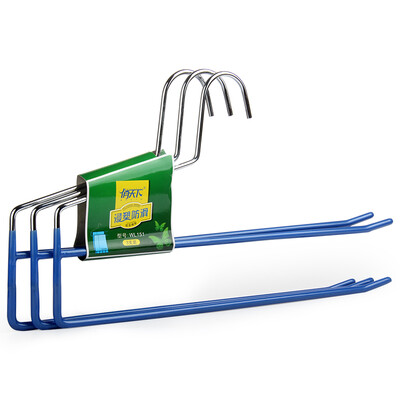 

Jingdong supermarket Qiaotian the hanger racks racks clothes racks clothing racks double trousers WL151 three loaded